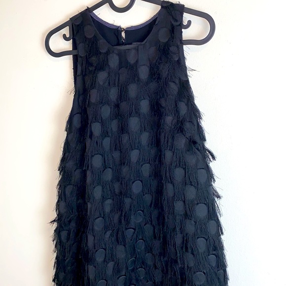 ANTHROPOLOGIE Roxie Fringe Spot Shift Dress - Picture 6 of 11